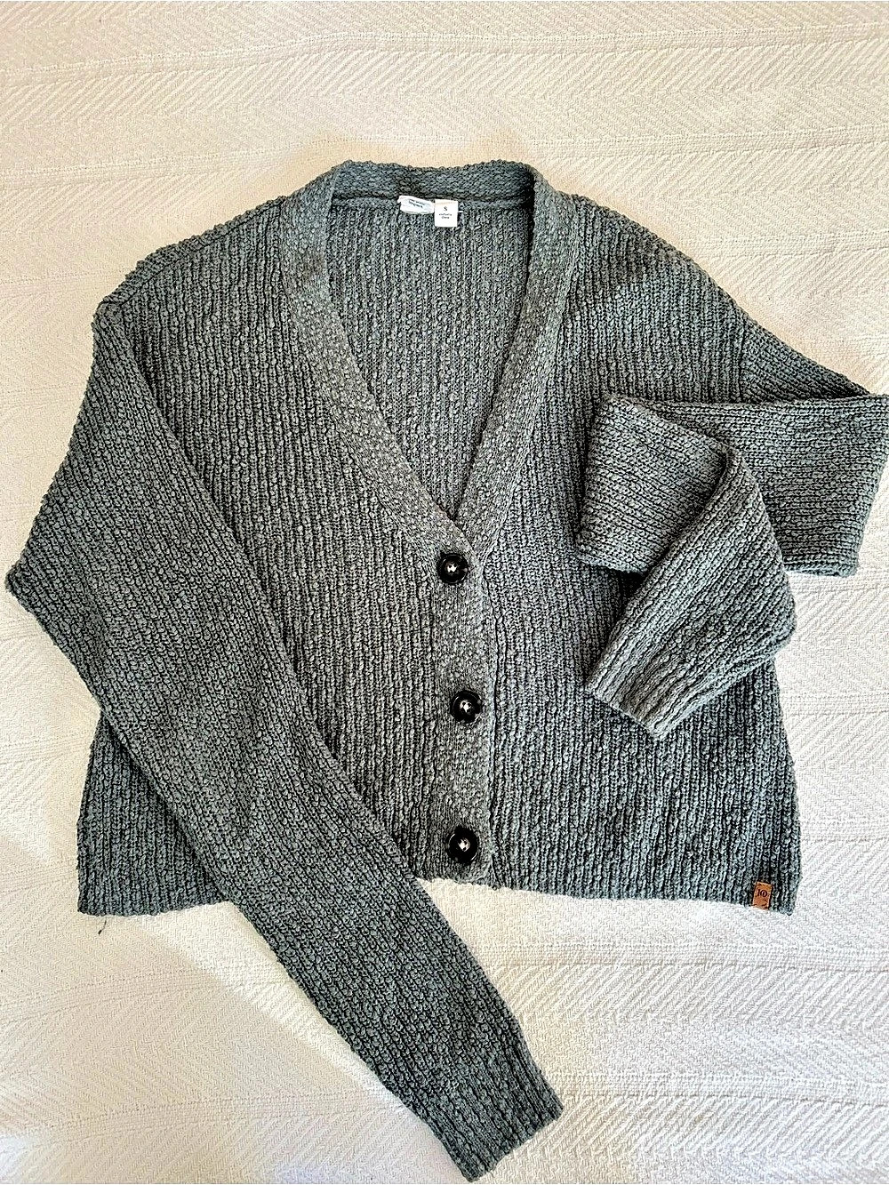 Ten Tree Green Knit Cardigan Size Small